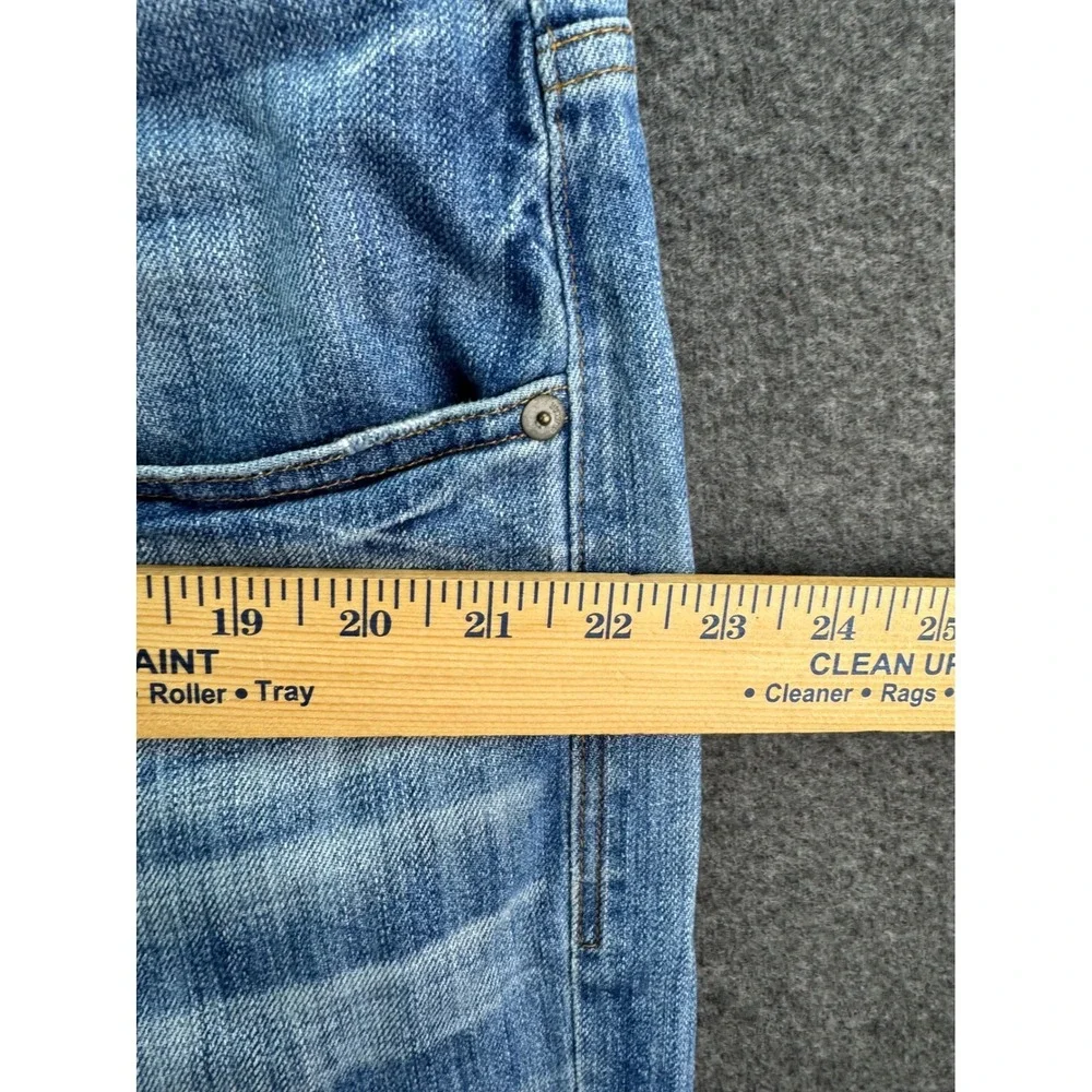 Hudson Jeans Men Straight Leg‎ Light Wash Denim Tag 38W (40Wx30L) Cotton Blend